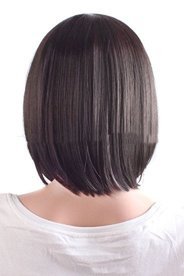 Women's Short Wig with Multiple Color Options - Natural, Black, Brown