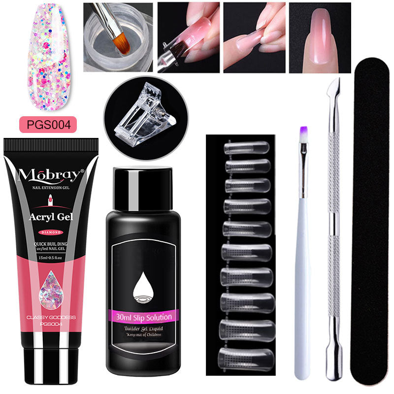 Nail Art Resin Extender Kit - 12 Colors