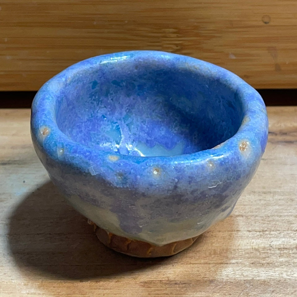 Ice Cracked Tea Cup Set - Small Japanese Style Pottery Drinkware with Variations