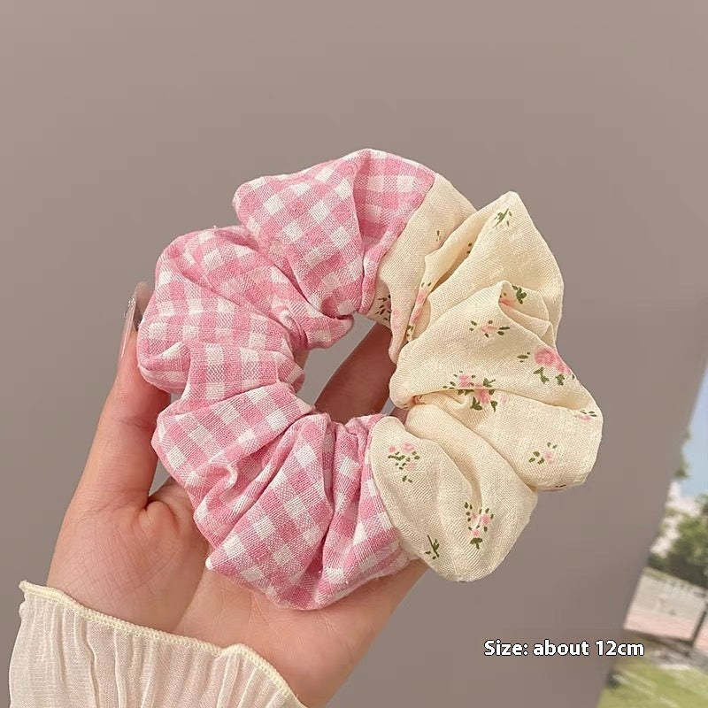 Summer Sweet Lace Scrunchie Hair Tie - Elegant Floral Hair Accessory