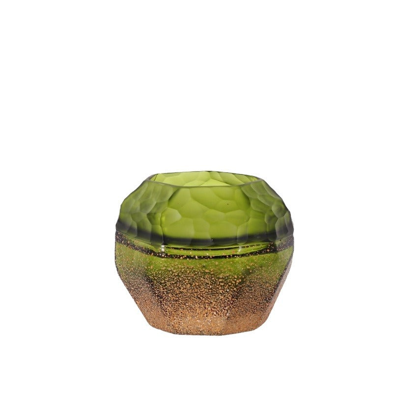 Nordic-Style Handmade Glass Vase with Elegant Design - Multiple Sizes