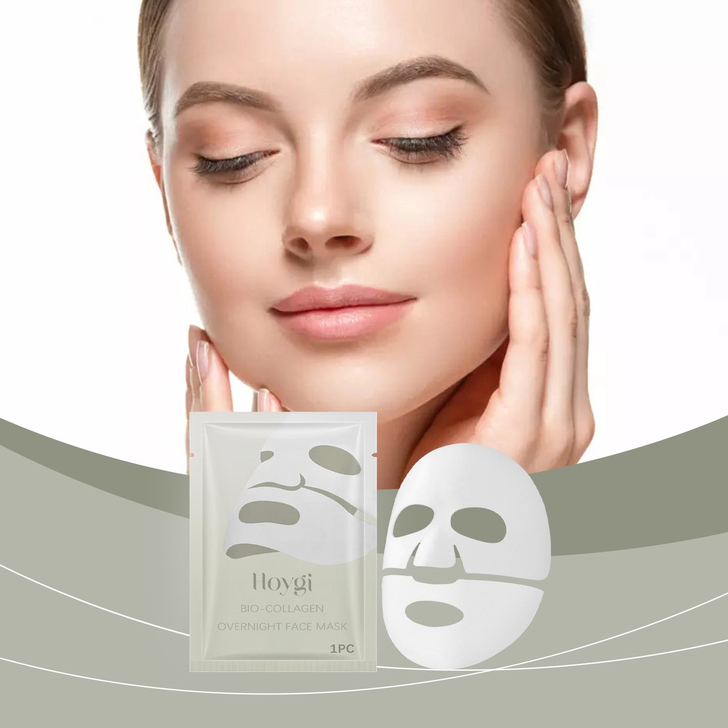 Collagen Firming Facial Mask - Deep Moisturizing & Hydrating Skin Care Sheet