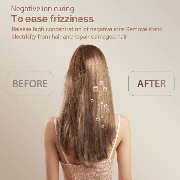 Professional Ionic Ceramic Hair Straightener and Curler 2-in-1 Tool