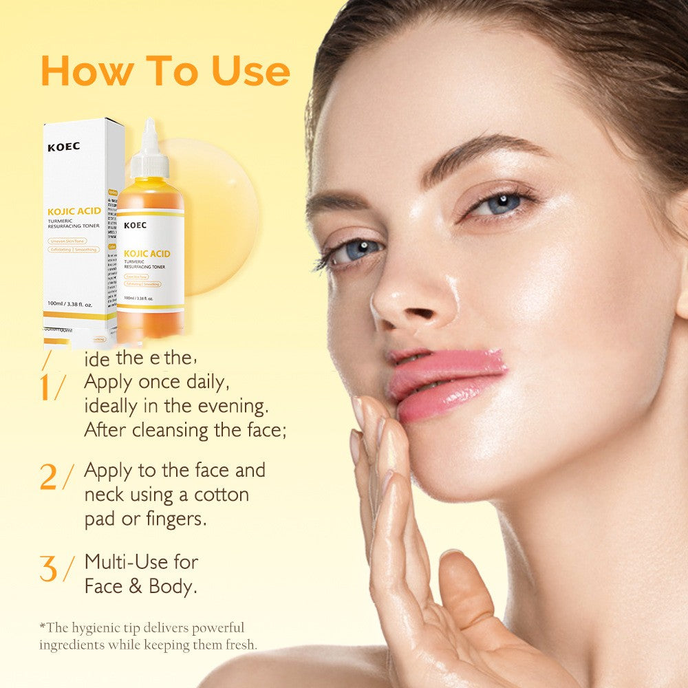 Hydrating Ginger Kojic Acid Facial Lotion - 100ML for Brightening & Skin Care