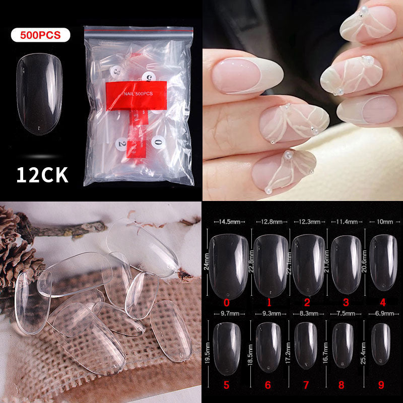 French Pointed Non-Marking Ballet Nail Art Tools - Transparent