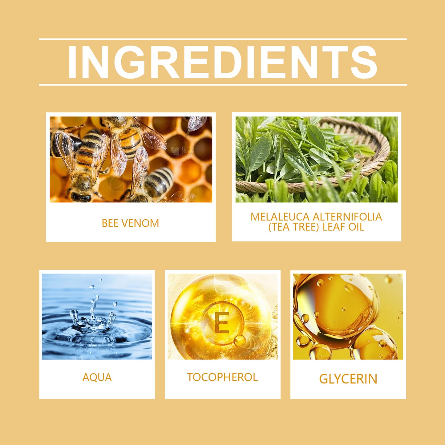 Bee Venom Skin Care Cream for Wart and Mole Removal - Multiple Sizes