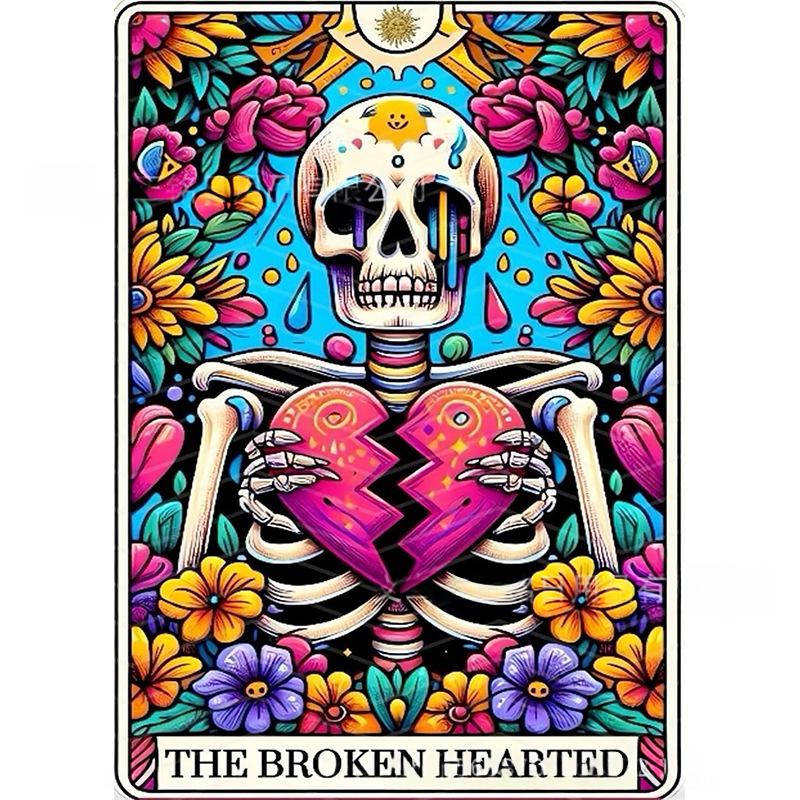 Halloween Skull 5D DIY Diamond Painting Full Drill Wall Art Kit - 30x40cm