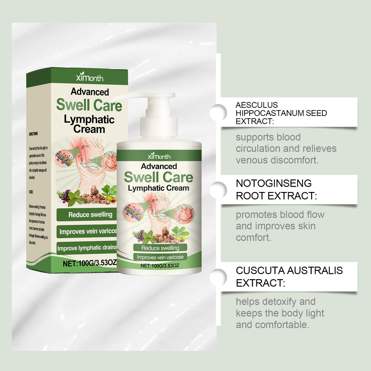 Herbal Moisturizing Body Cream - 100g