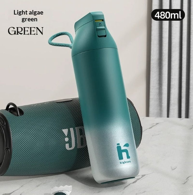 Stainless Steel Sports Water Bottle with Insulation & Leakproof Lid