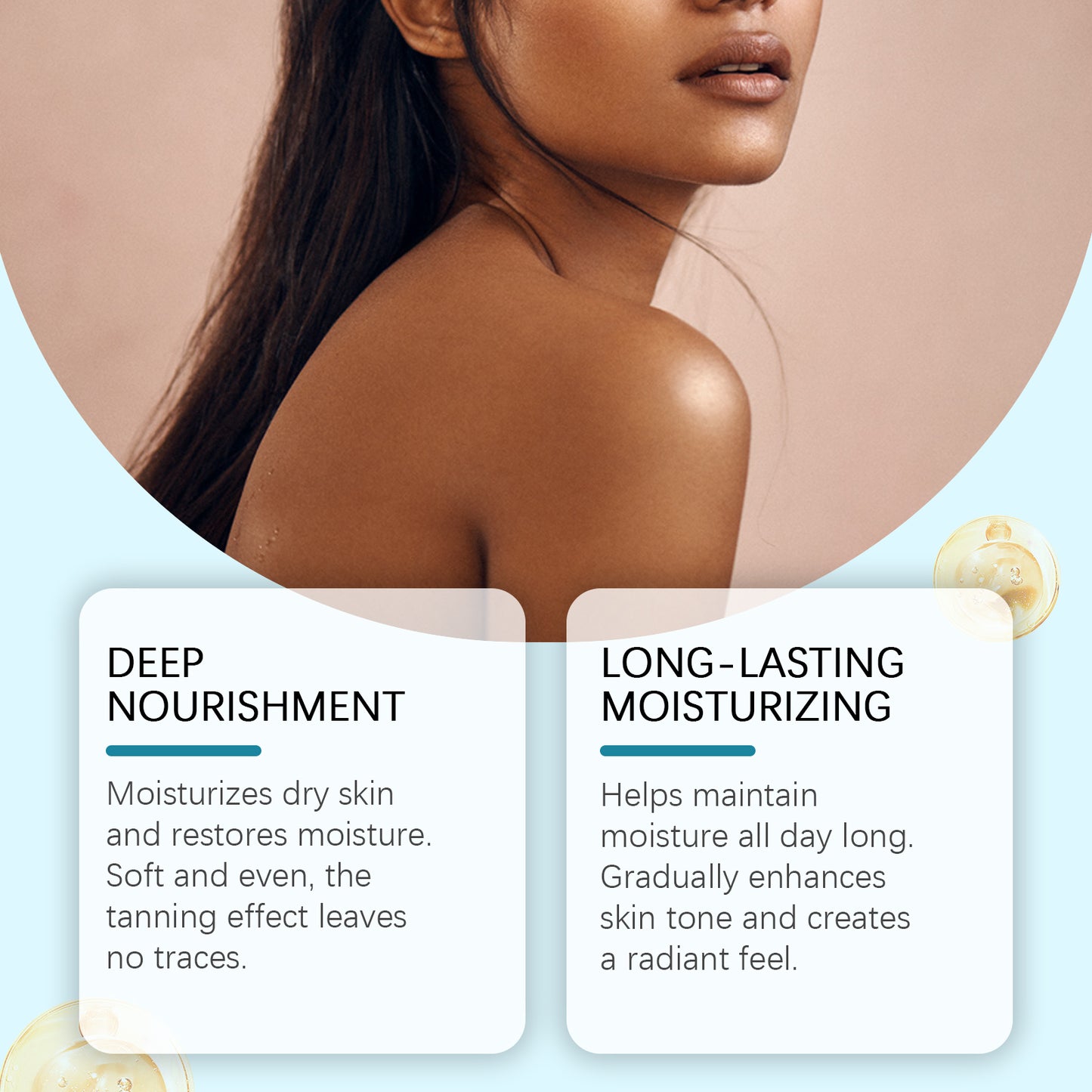 Nourishing Skin Moisturizer Cream for Anti-Tanning and Sunburn Relief