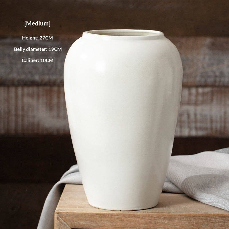 Modern Ceramic Vase for Dried Flowers & Home Decor - Nordic Style