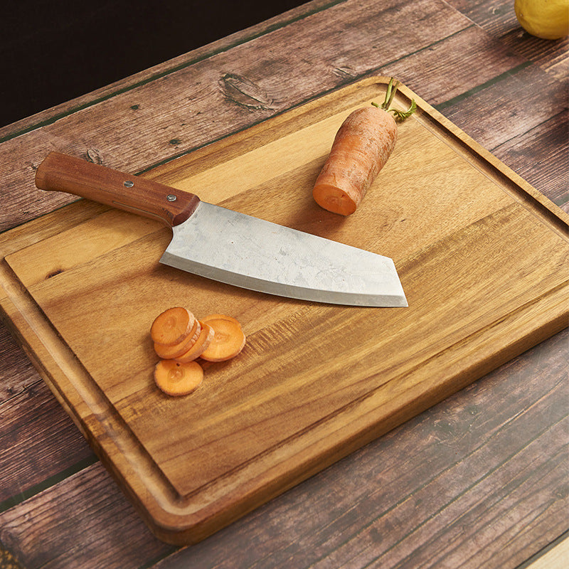 Acacia Mangium Wooden Chopping Board Set - Multiple Sizes Kitchen Prep