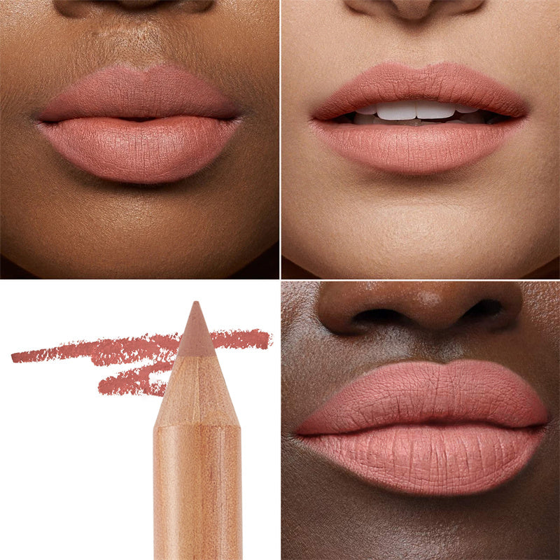 Long-Lasting Matte Lip Liner Pencil Set - Define and Shape Your Lips
