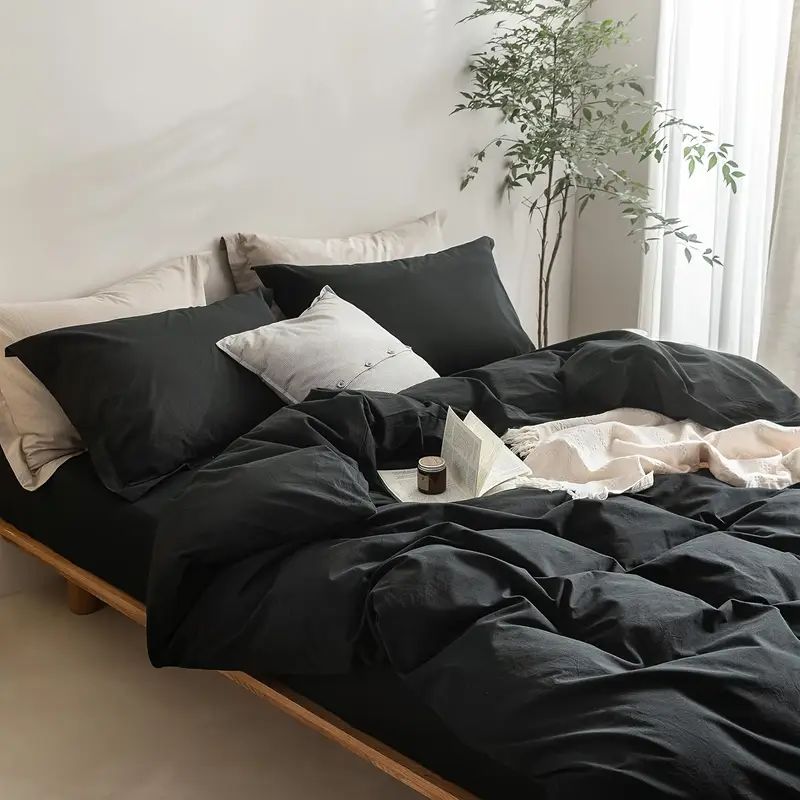 King Solid Duvet Cover - Soft & Durable Bedding