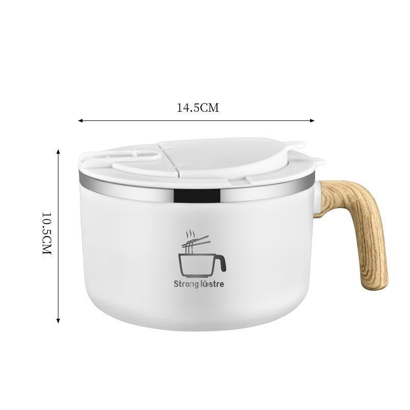 304 Stainless Steel Instant Noodle Bowl - Food Storage & Serving Kitchenware