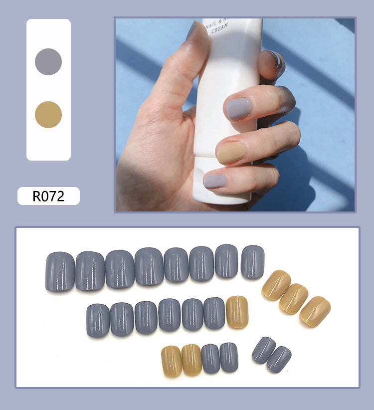 Removable Nail Stickers for Nail Art - 24 Pieces, Multiple Styles