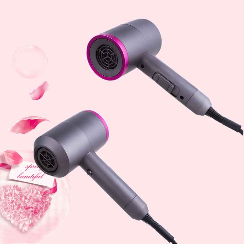 Professional Hot Air Hair Dryer with Negative Ion Technology - 1200W Black