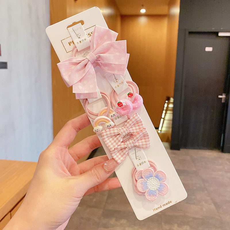 Children's Hair Accessories Head Flower Princess Hairpin Set for Girls
