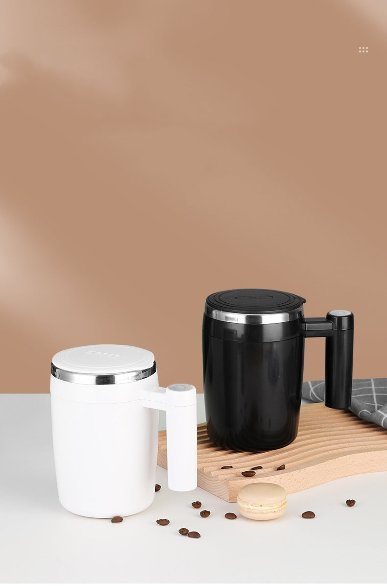 Rechargeable Magnetic Mixing Coffee Cup - 400ml Nordic Style Portable Blender