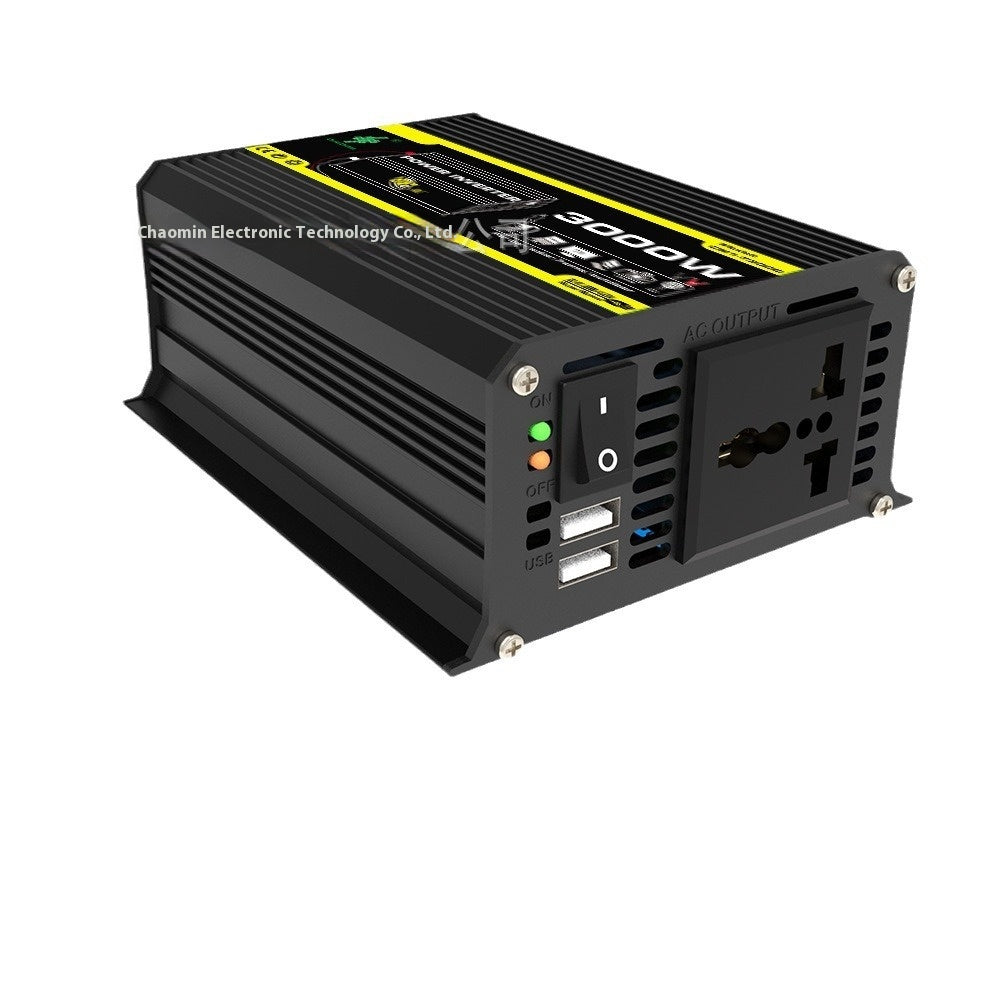 12V to 220V/110V 3000W Vehicle Solar Power Inverter Off-Grid High Frequency Conversion