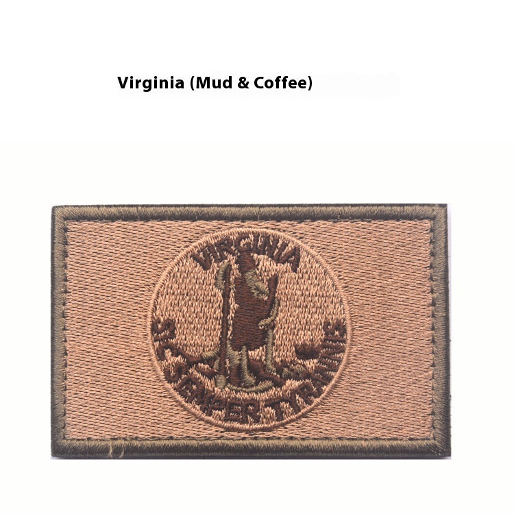 Embroidery Cloth Label with Double-Sided Velcro for Home & Garden Crafts