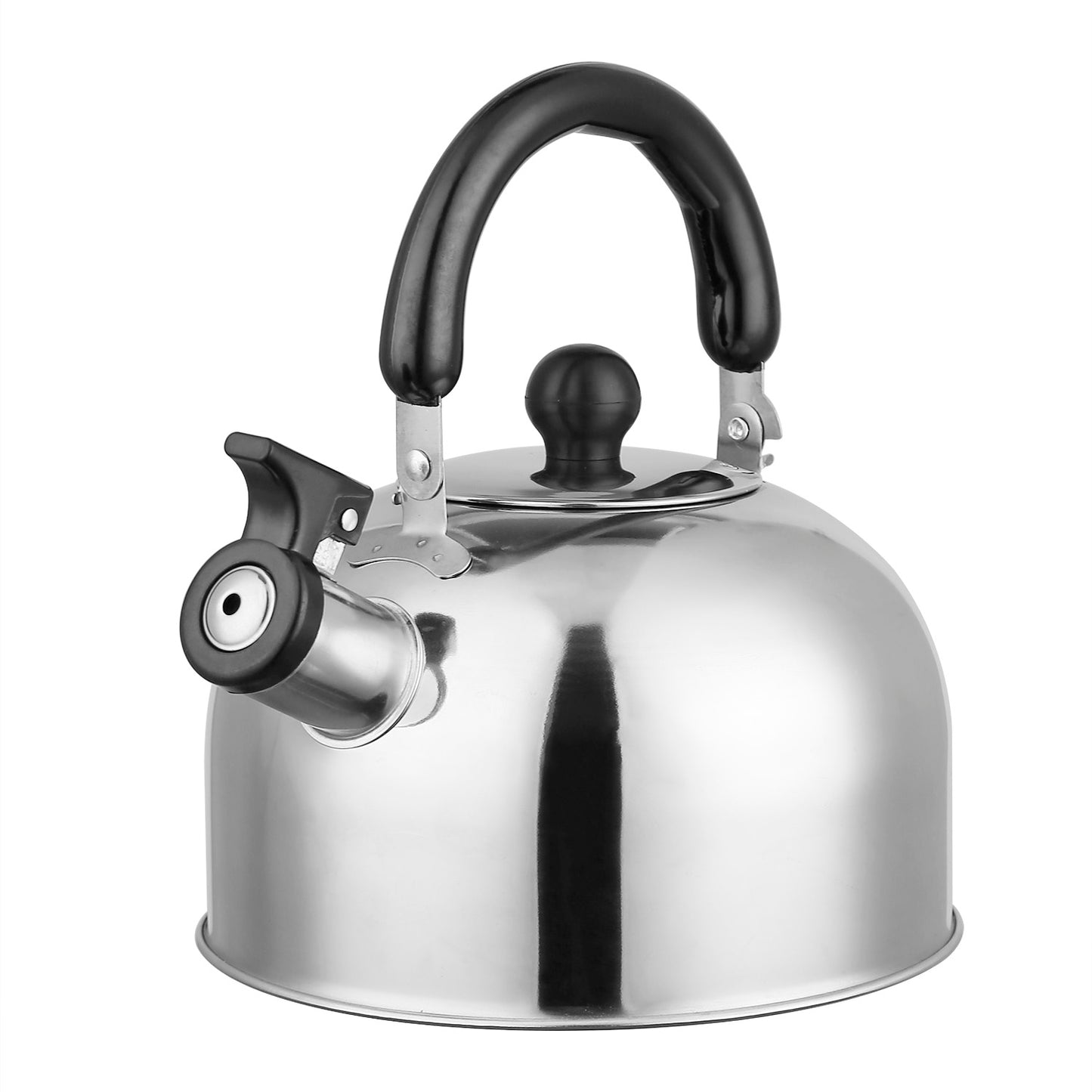 2.1 Quart Stainless Steel Whistling Tea Kettle - Silver