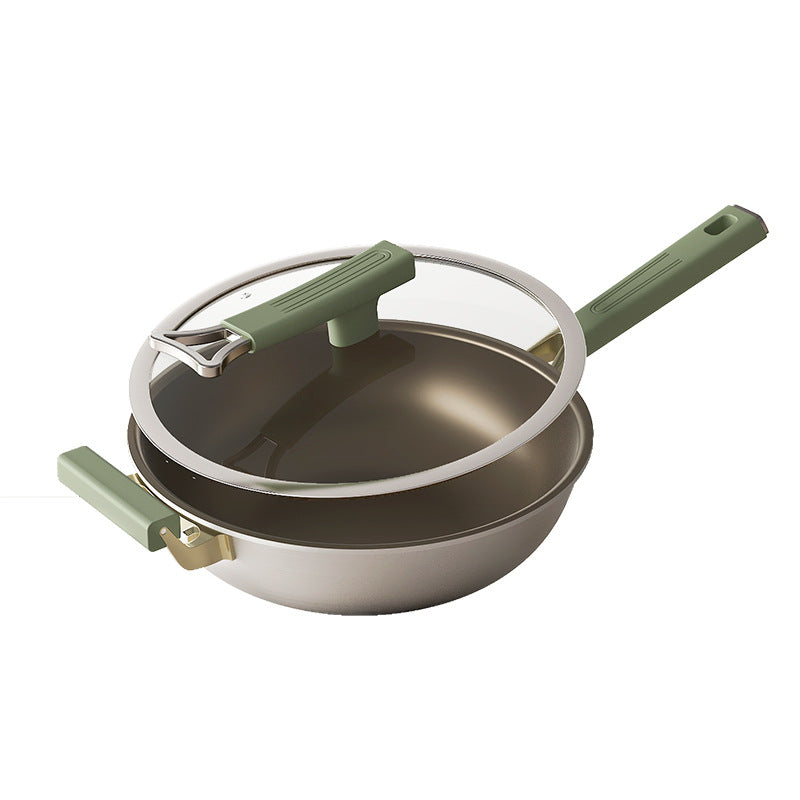 Titanium Non-Stick Frying Pan 32cm & 34cm - Household Kitchen Cookware