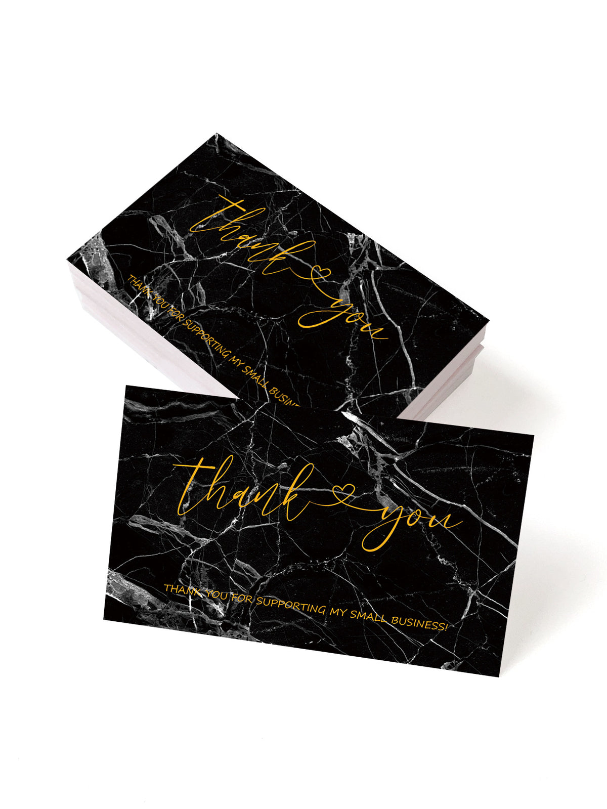 Thank You Greeting Cards Set for Weddings Parties & Holidays - 50 Pack