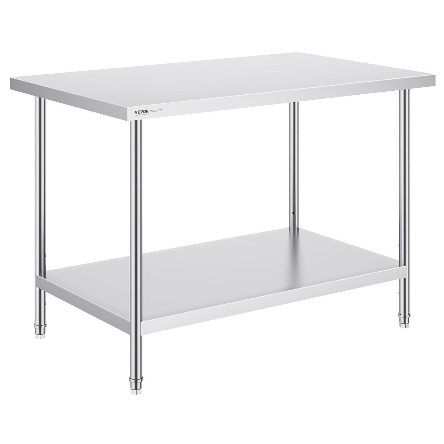 Heavy Duty Stainless Steel Prep Table - 30 x 48 x 34 Inch