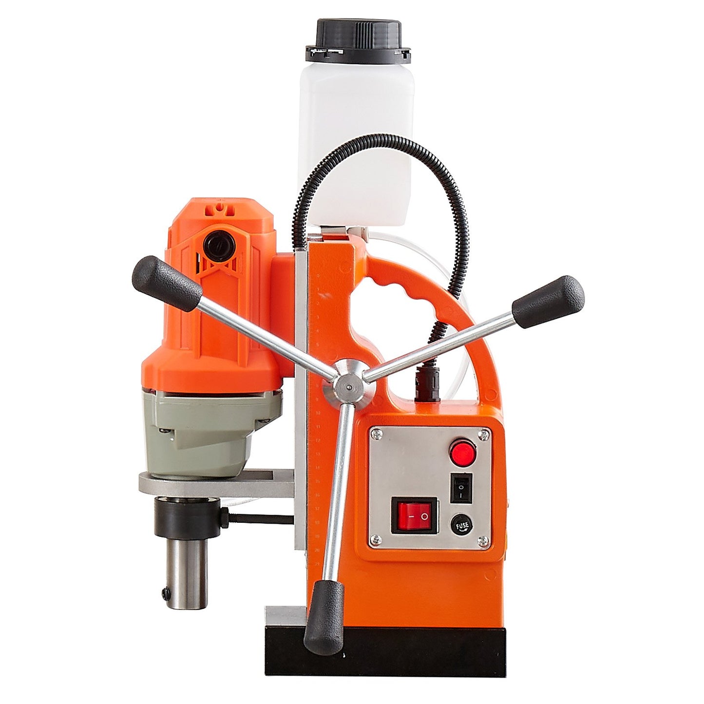 Magnetic Drill Press 1200W Power Tool with 1.5 Inch Boring Capacity - Orange