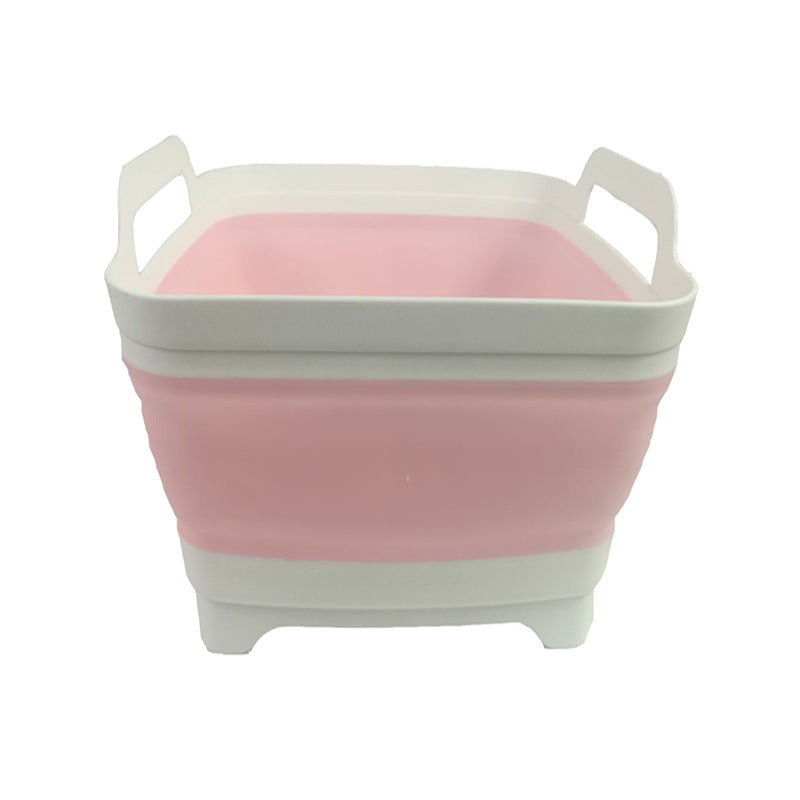 Portable Folding Washing Basket for Fruits & Vegetables - Ice Bucket
