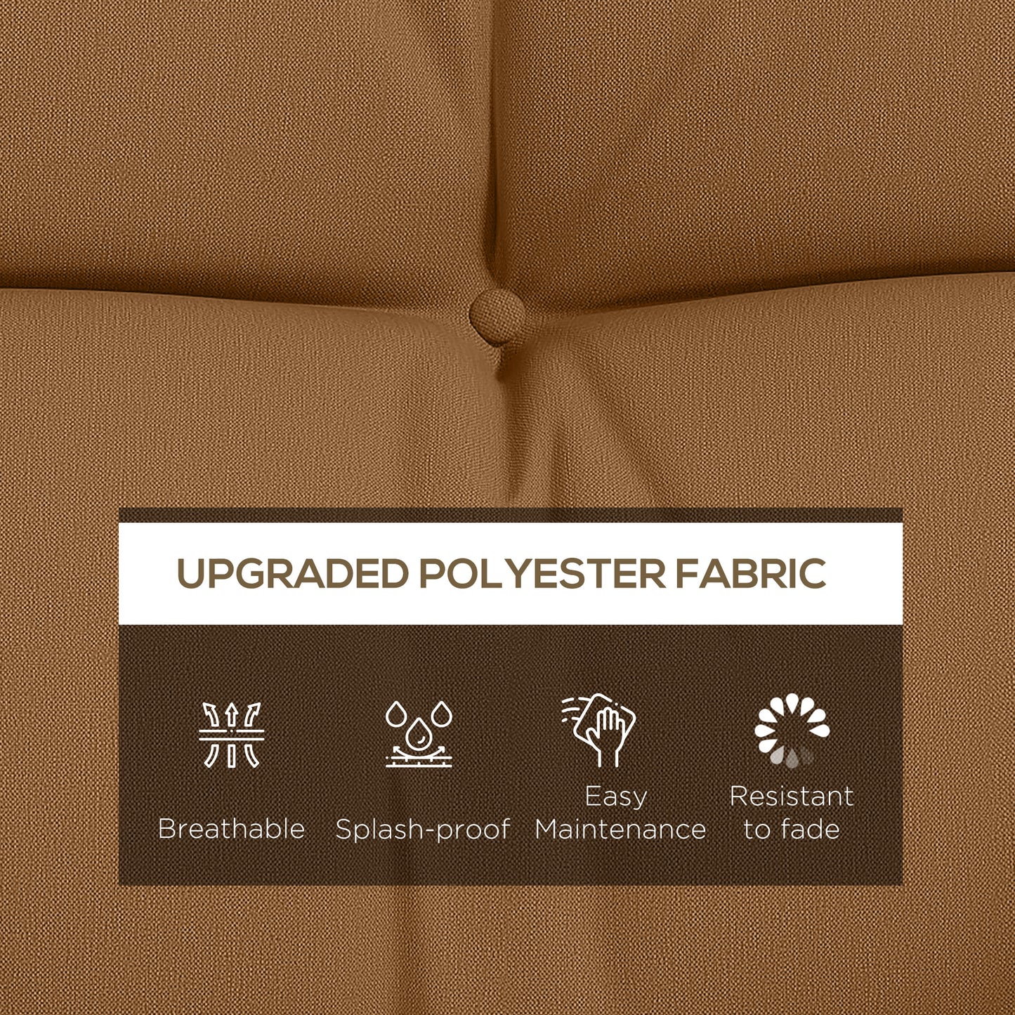 59" Outdoor Bench Cushion Set with Throw Pillows - Tan