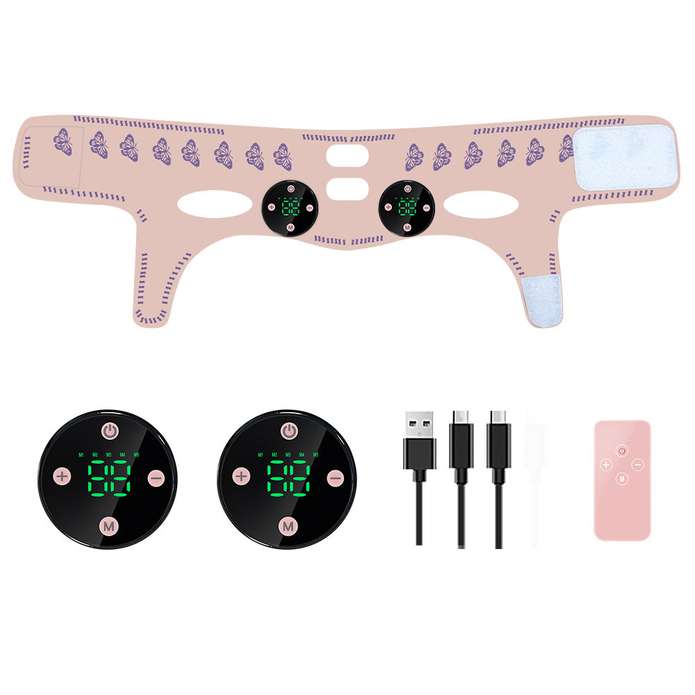 EMS Micro Current Face Massager Bandage - Low Frequency Pulse Beauty Instrument
