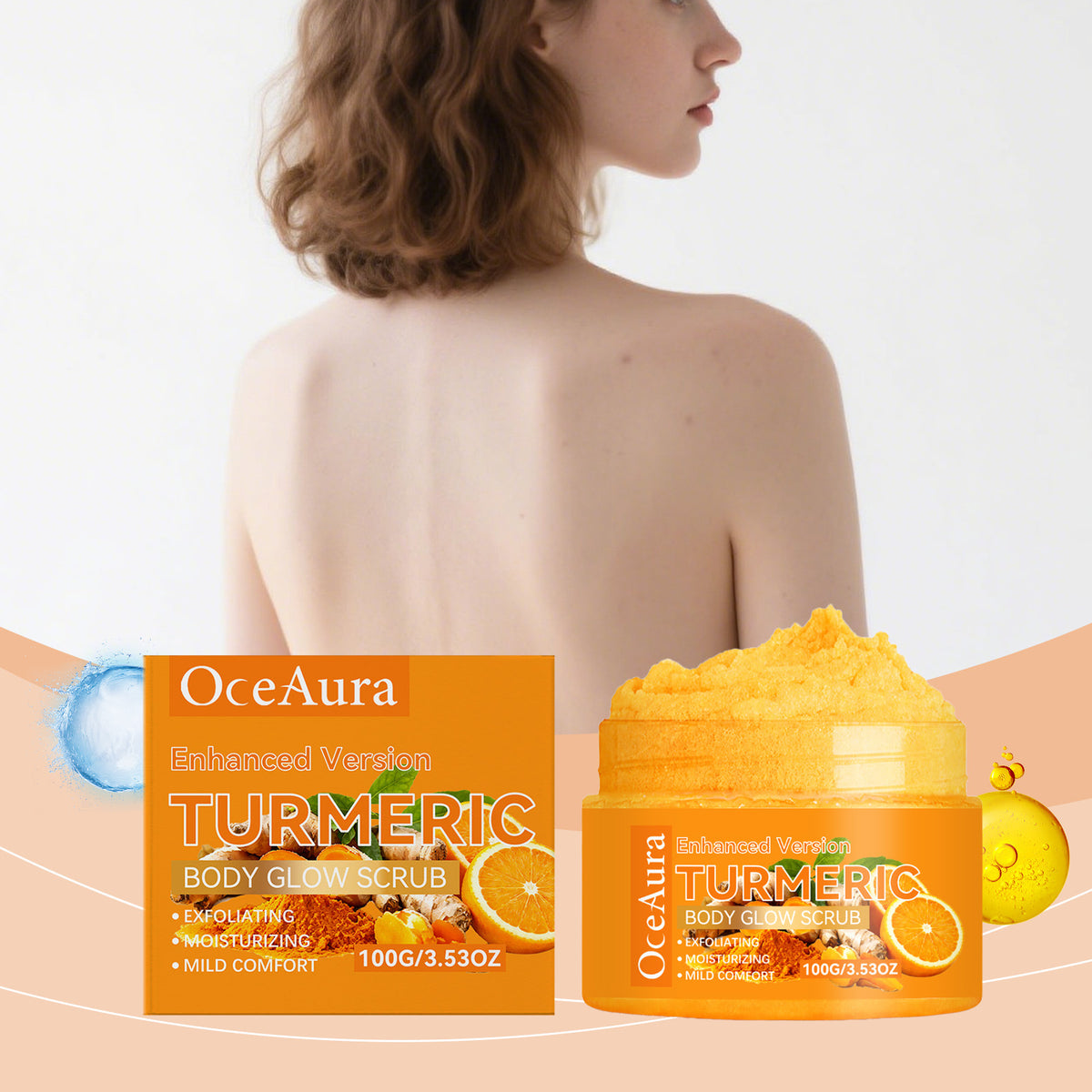 Turmeric Body Scrub - Hydrating & Moisturizing 100g