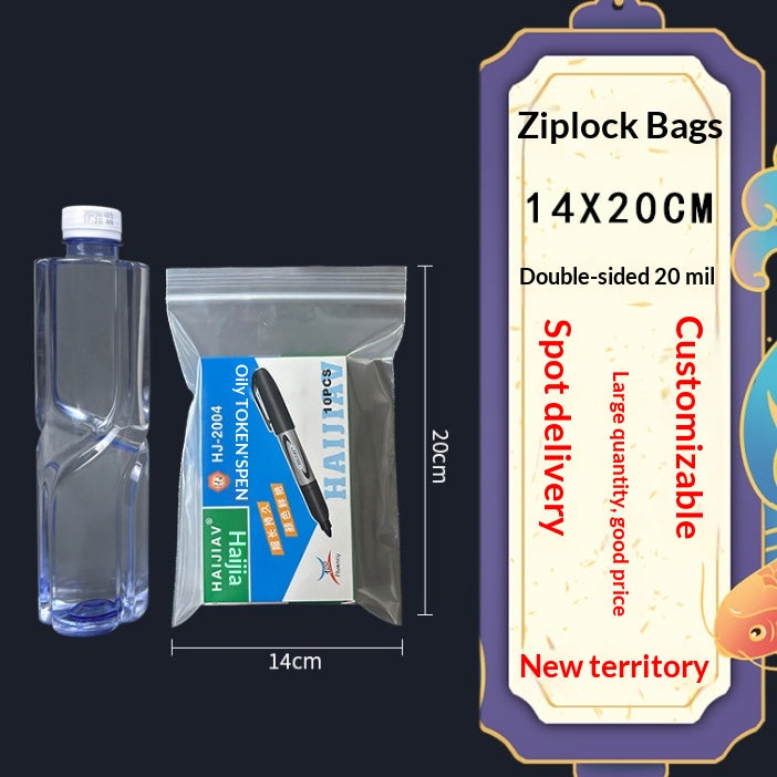 Food-Grade Plastic Packaging Bags Bulk Food Storage Bags for Kitchen