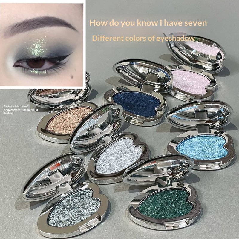 Sparkling Eyeshadow with Fine Glitter for Subtle Illuminating Finish - Multiple Colors