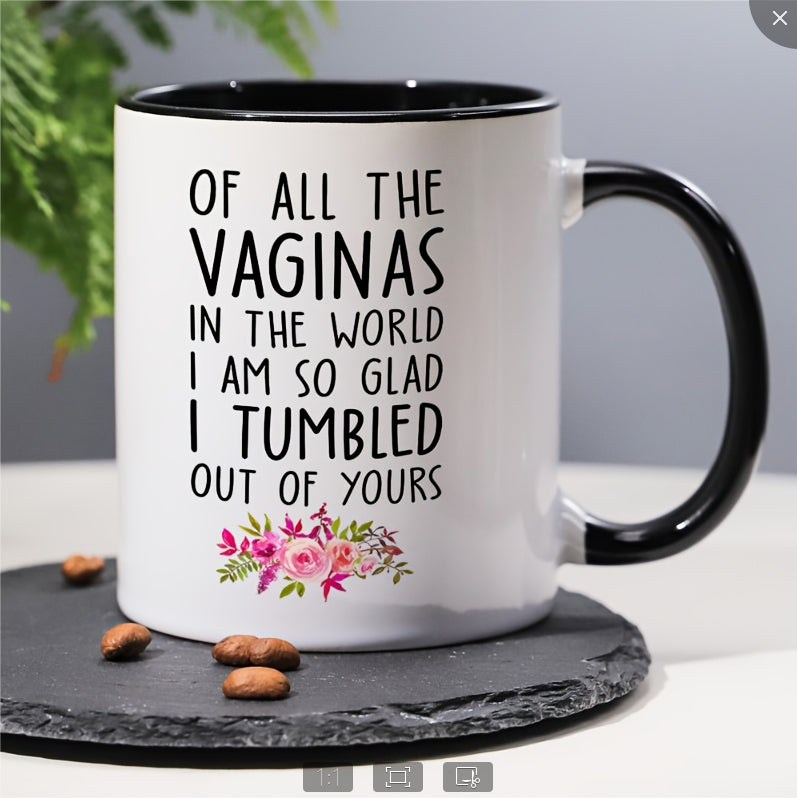 Ceramic Coffee Cup - Multiple Colors & Inspirational Designs