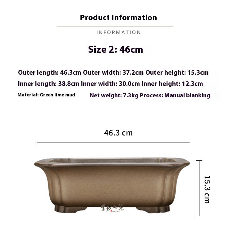 Breathable Purple Sand Flowerpot for Home & Garden
