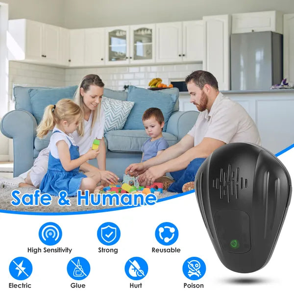 Ultrasonic Pest Control Device - 2 Pack for Indoor Use