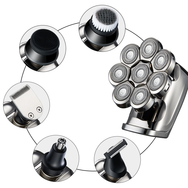 8D Electric Men's Shaver Head Tool - USB Rechargeable