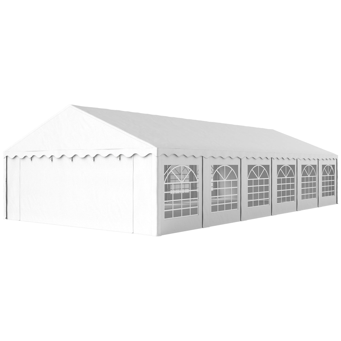 20' x 40' Outdoor Canopy Tent with Removable Sidewalls & 12 Windows