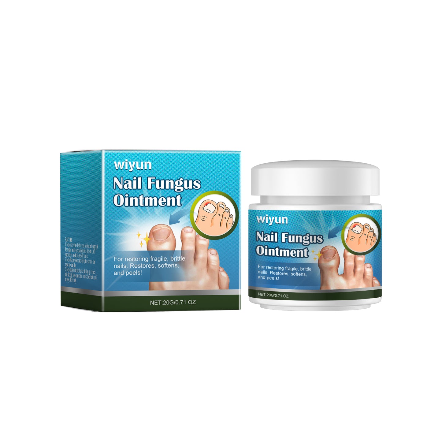 Toenail Repair Cream with Vitamin E & Aloe - Gentle Nail Care Treatment