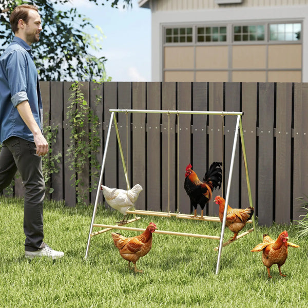 Chicken Perch for Poultry Roosting & Resting - Durable Farm Accessory