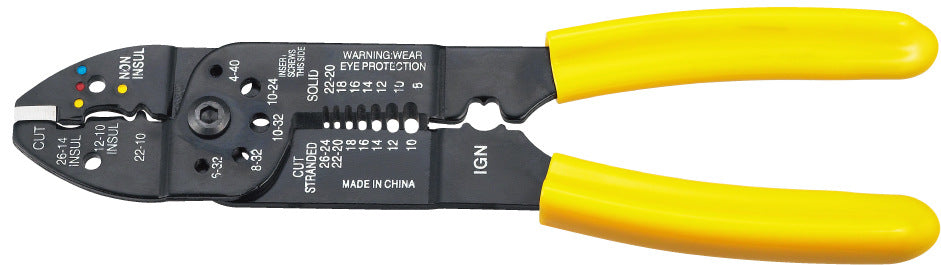Multi-Functional Wire Crimper Tool for Terminal and Cable Crimping