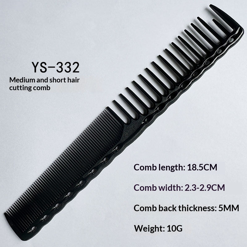 Double-Ended Hair Comb with Fine & Coarse Teeth - Multiple Colors