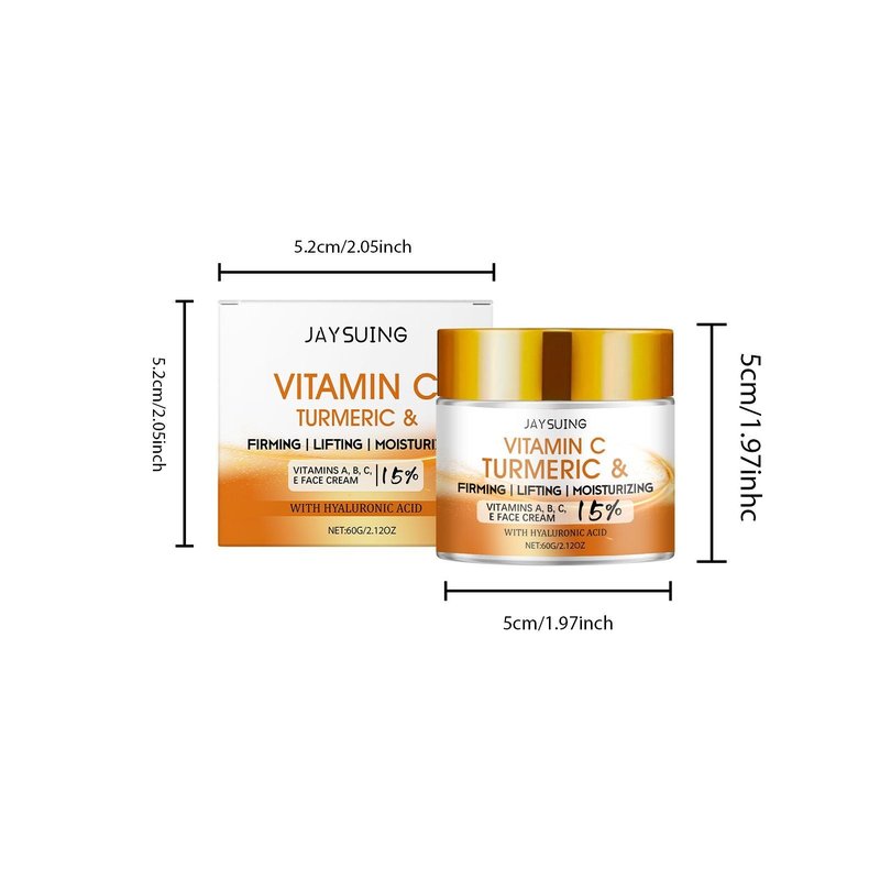 Vitamin C and Turmeric Face Moisturizer Cream 60g