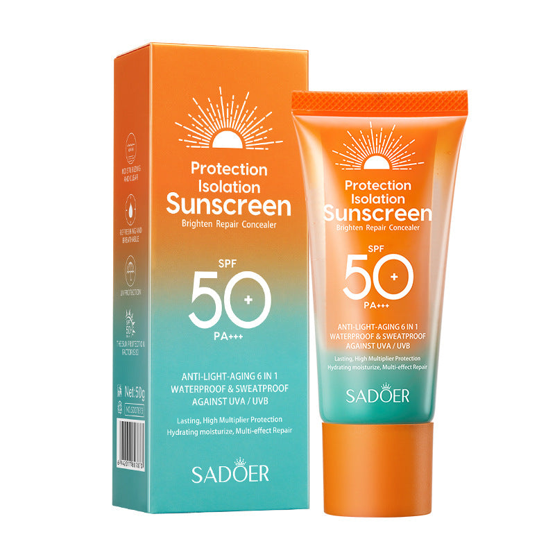 Multi-Effect Sunscreen & Repair Isolation SPF 50g for All Skin Types
