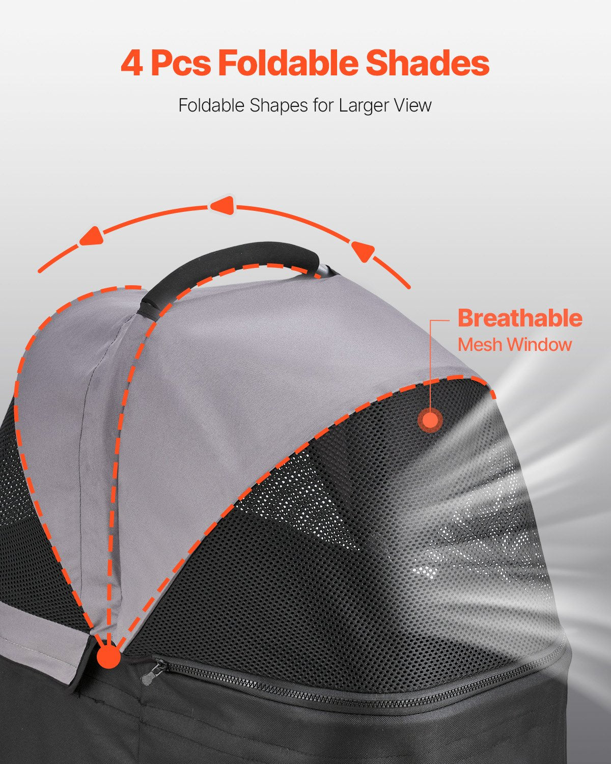 Foldable Dog Stroller with Detachable Carrier Up to 35lbs - MultiColor Pet Travel