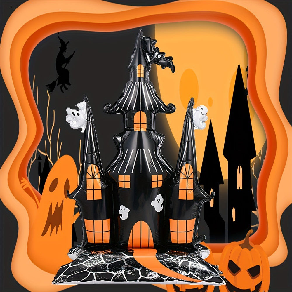 Halloween Castle Balloons Black - Indoor & Outdoor Decoration Props