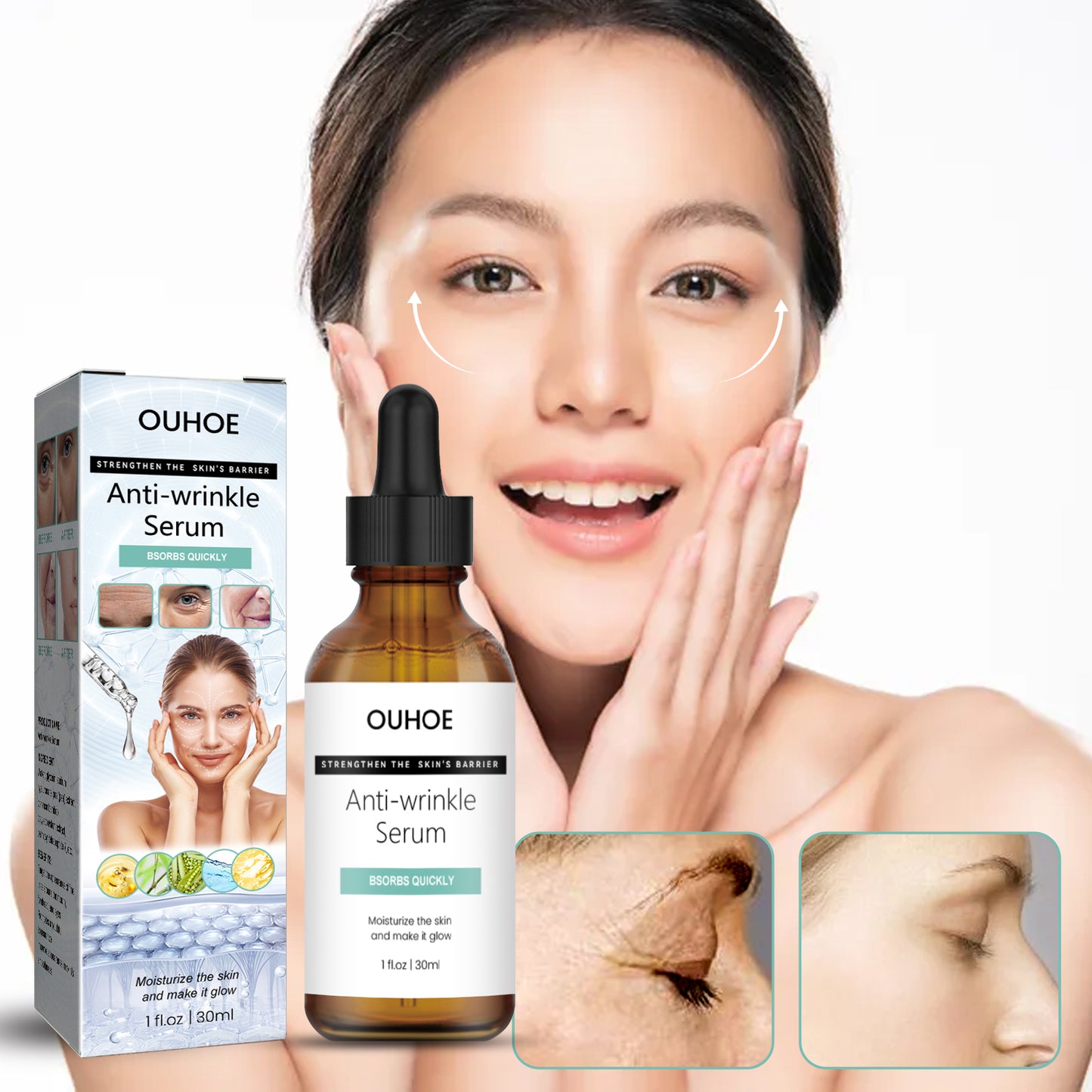 Anti-Aging Facial Essence - Hydrating & Smoothing Face Serum, 30ml
